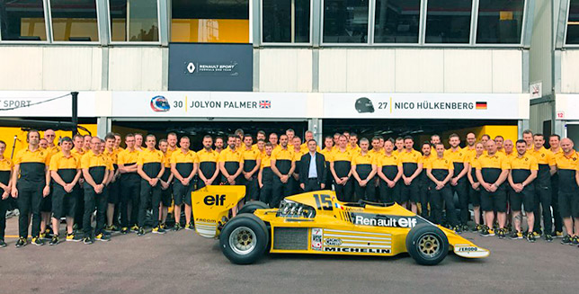 Команда Renault отмечает 40-летие своего дебюта в Формуле 1