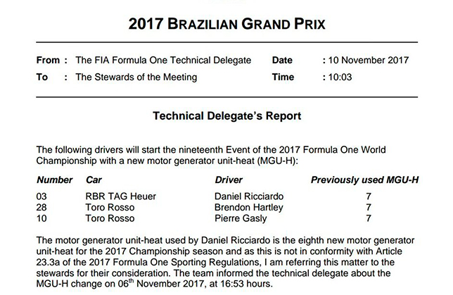 Brazilian grand prix 2017 date online 2017