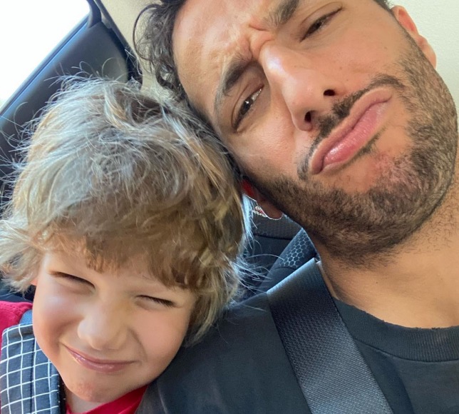Даниэль Риккардо и его племянник, фото из Instagram гонщика