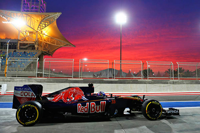 Макс Ферстаппен на трассе в Бахрейне