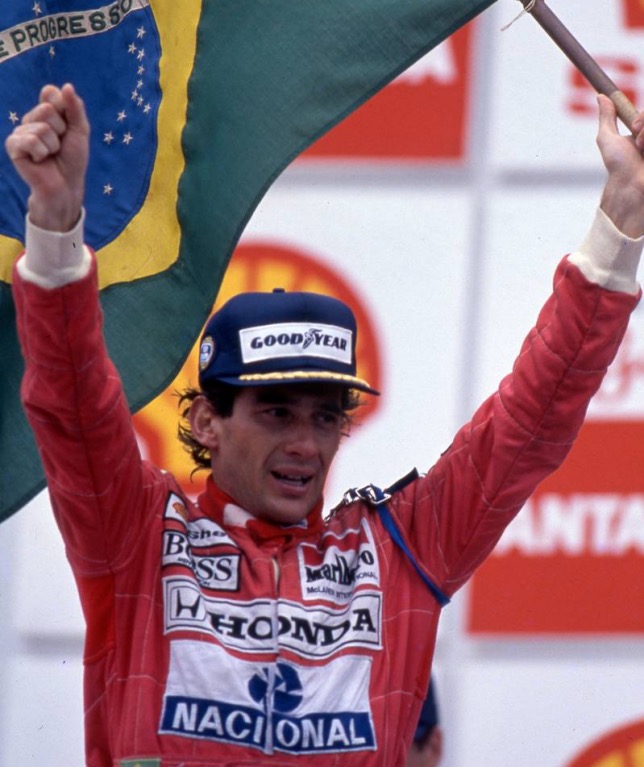 Айртон Сенна, победитель Гран При Бразилии 1991 года, фото XPB