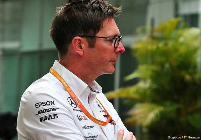 Эндрю Шовлин, главный гоночный инженер Mercedes