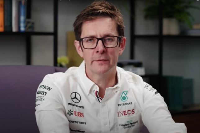 Эндрю Шовлин, главный гоночный инженер Mercedes
