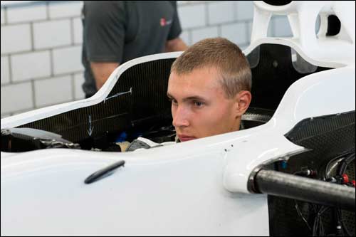 Сергей Сироткин на базе Sauber
