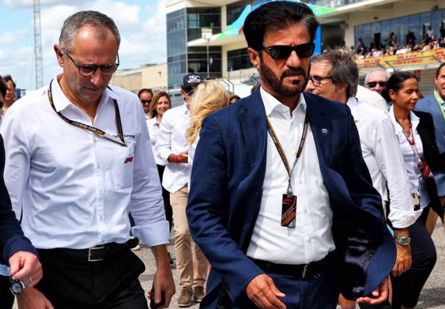 Мохаммед бен Сулайем (справа) и Стефано Доменикали, президент Формулы 1, фото XPB