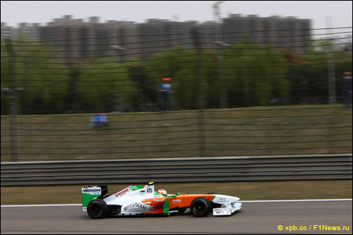 Пол ди Реста на квалификации Гран При Китая