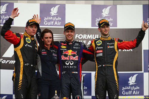 Подиум Гран При Бахрейна 2013