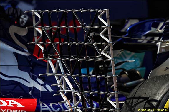Матрица датчиков давления на Toro Rosso