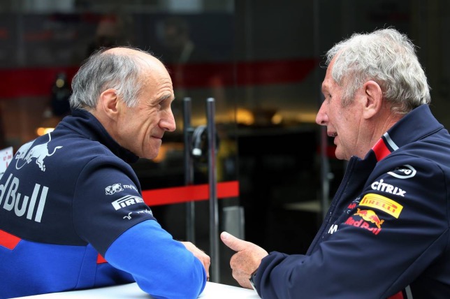Франц Тост и Хельмут Марко, советник компании Red Bull по автоспорту, фото Hoch-Zwei