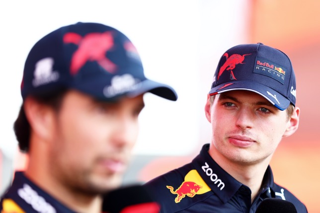 Макс Ферстаппен (справа) и Серхио Перес, фото Red Bull