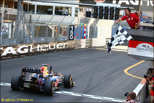 Победный финиш Себастьяна Феттеля на Гран При Монако