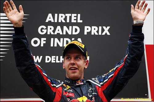 Себастьян Феттель - победитель Гран При Индии