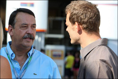 Хоан Вилладельпрат (слева) и бывший гонщик Формулы 1 Алекс Вурц