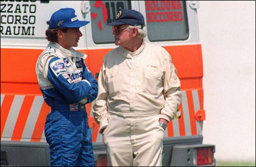 С Айртоном Сенной на Гран При Сан-Марино 1994 года