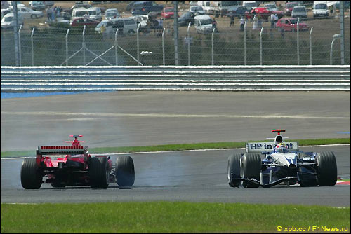 Гран При Турции'05. Михаэль Шумахер и Марк Уэббер 