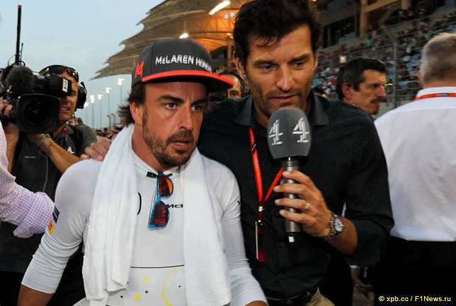 Фернандо Алонсо и Марк Уэббер на Гран При Бахрейна