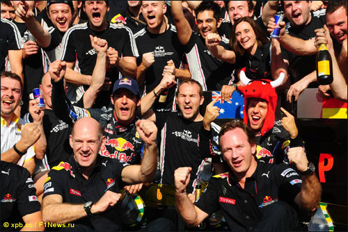 В 2010 году Гран При Бразилии принес Red Bull Racing первый в истории Кубок конструкторов