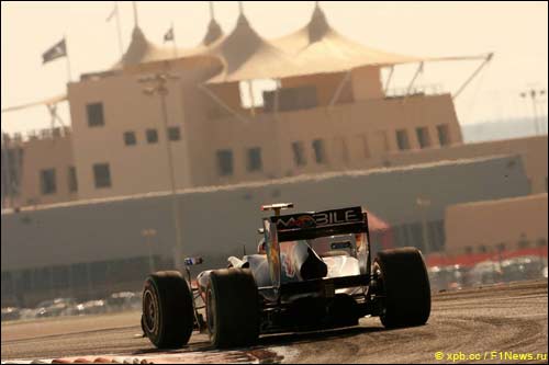 Марк Уэббер на Гран При Бахрейна 2010 года