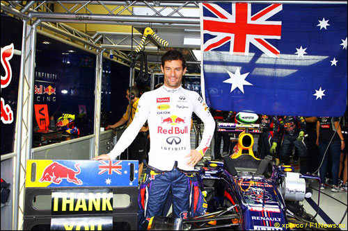 Red Bull Racing прощается с Марком Уэббером