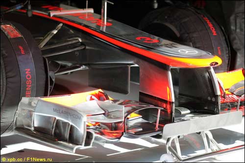 Модернизированный носовой обтекатель McLaren