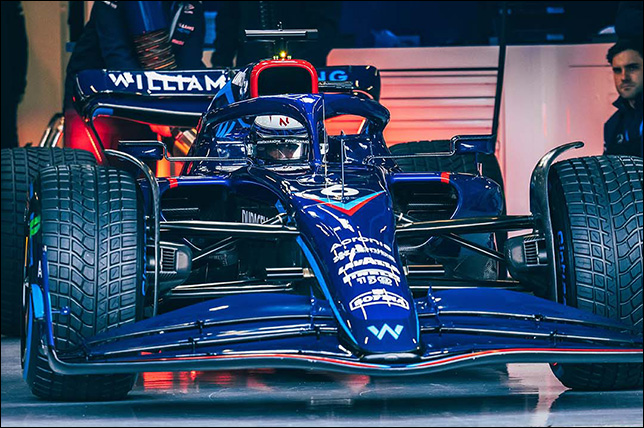 Обкатка новой машины Williams. Фото: пресс-служба команды