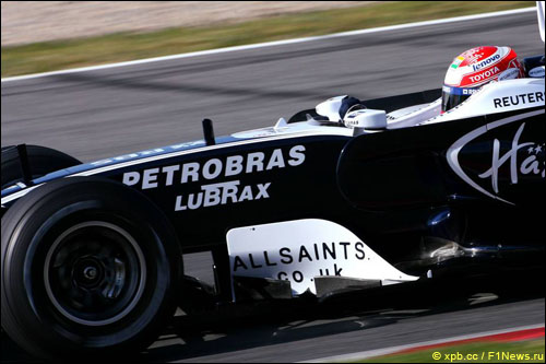 Логотип Petrobras на машине Williams, 2008 год