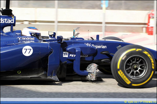 В Williams проводят аэродинамические тесты в Бахрейне