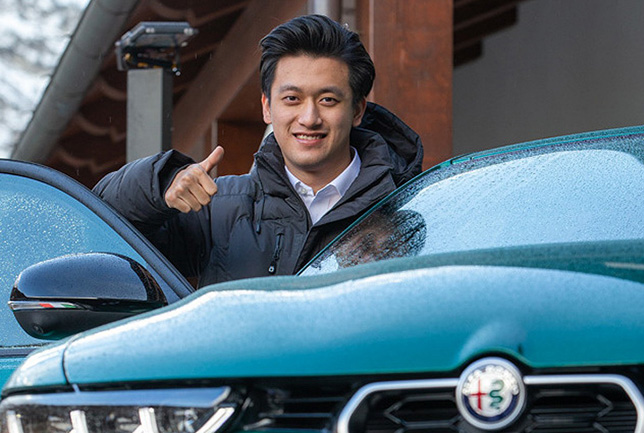 Гуаньюй Чжоу, фото пресс-службы Alfa Romeo
